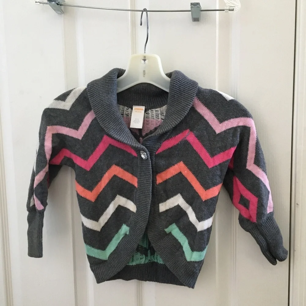 FINAL MARKDOWN Girls Gymboree cardigan xs 3-4